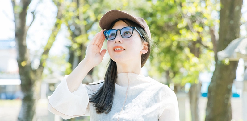 術後の保護用サングラス
